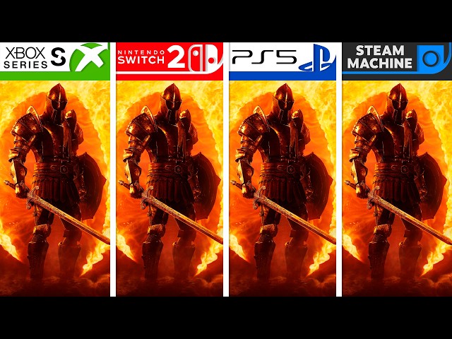 Oblivion Remastered | Switch 2 - PS5 - Steam Machine - Xbox Series S | Graphics Comparison