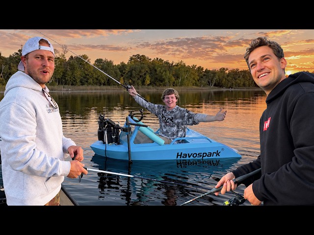 ¡Pesca en el nuevo lago privado de CboysTV!