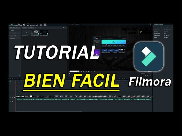 tutorial FILMORA 12 editar videos primeros pasos