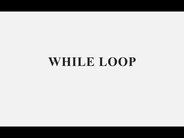 While Loop in C, C++ & Python with Program