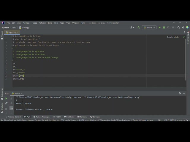 Polymorphism in Python by deepak