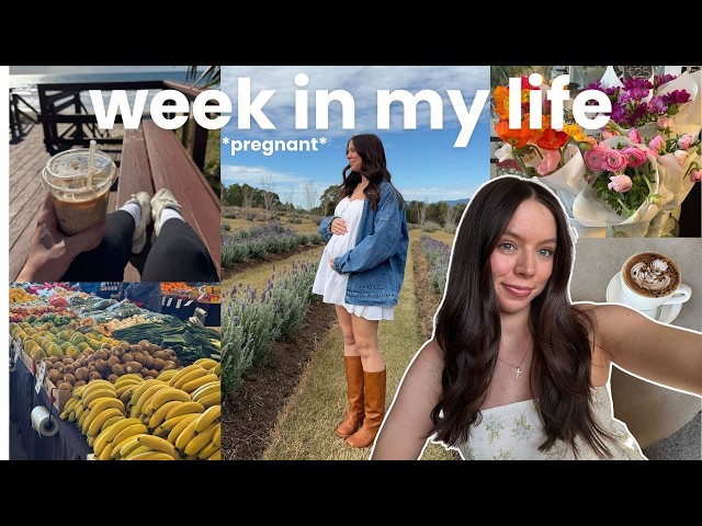 pregnant week in the life! 💌 solo dates, baby shopping, sewing, farmers market 🧚🏼