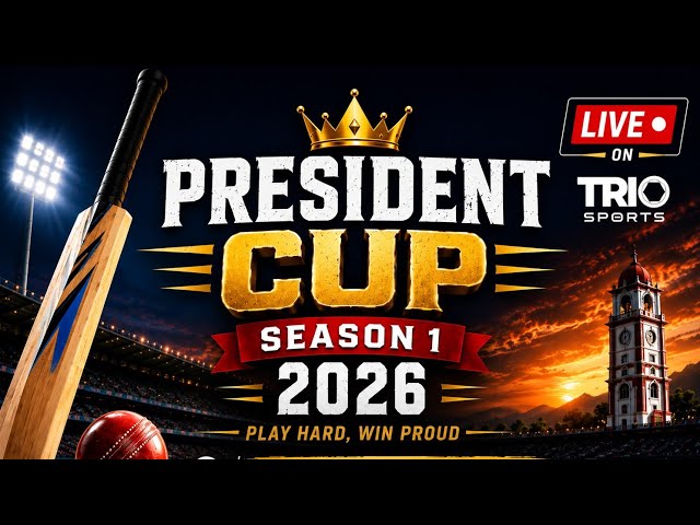 PRESIDENT CUP || Season 1 ||  DAY 2 || MATCH 1 ||  LIVE ON TRIO SPORTS