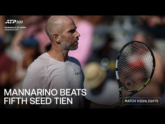 Adrian Mannarino vs Learner Tien | 2026 DC Open Round 1
