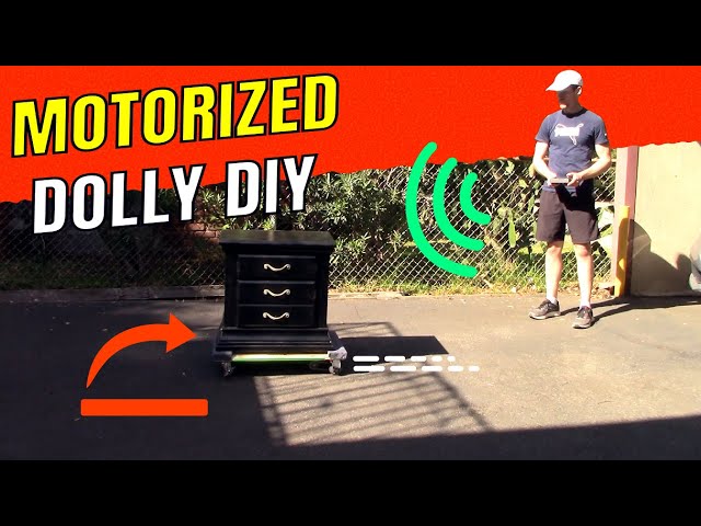 Building a motorized ride-along furniture dolly