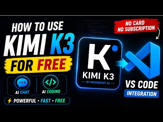How to Use Kimi K3 for Free (Chat + Coding)