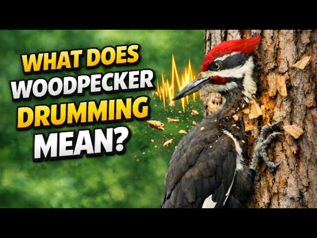 What Does a Woodpecker’s Drumming Mean