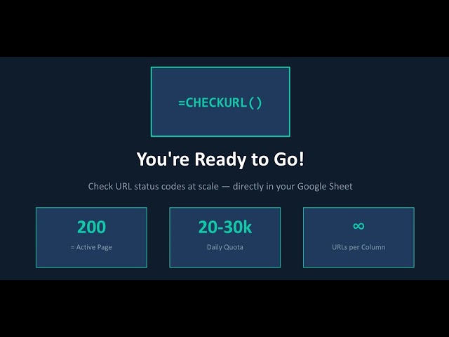 Google Sheets URL Status Checker for SEO (Apps Script Tutorial 2026)