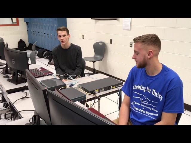 Computer Network Administration Switch and router demo with Eric and Eddie