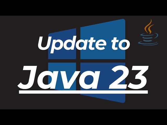 How to Update Java JDK 23 in Windows 10/11 | Quick and Easy Guide