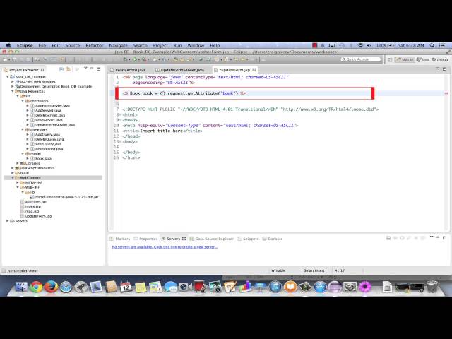Adding the Update Use Case to Java MVC Application