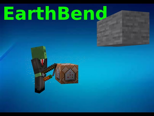 How to EarthBend in minecraft java edition with commands