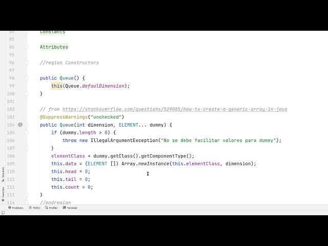 Pildorita - Queue - Cola - Código en Java Mejorado