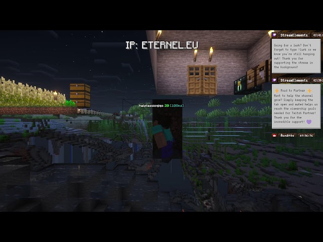 🔴 Minecraft Server Live 24/7 | Java & Bedrock Voicechat Distant Horizons Vivecraft | IP: eternel.eu
