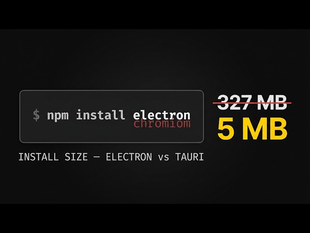 How Rust Is Quietly Killing Electron in 2026