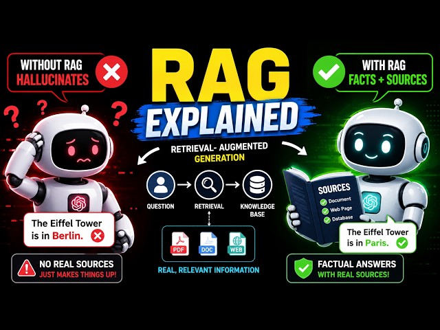 RAG Explained in UNDER 10 Minutes | What is Retrieval-Augmented Generation? (AI Made Simple)
