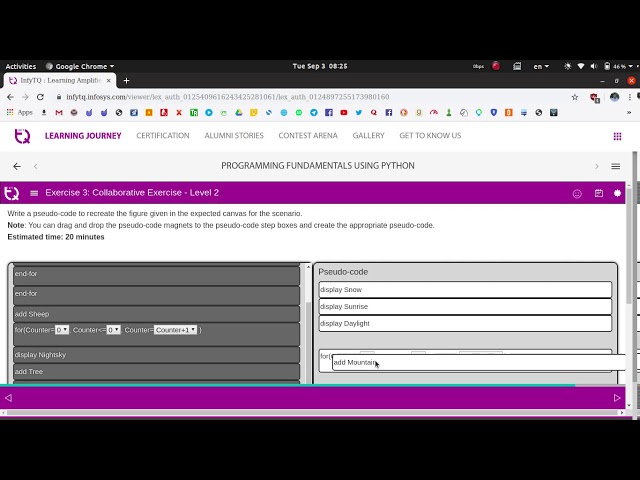 InfyTQ Programming Fundamentals Using Python Exercise 3 Level 2 Answers