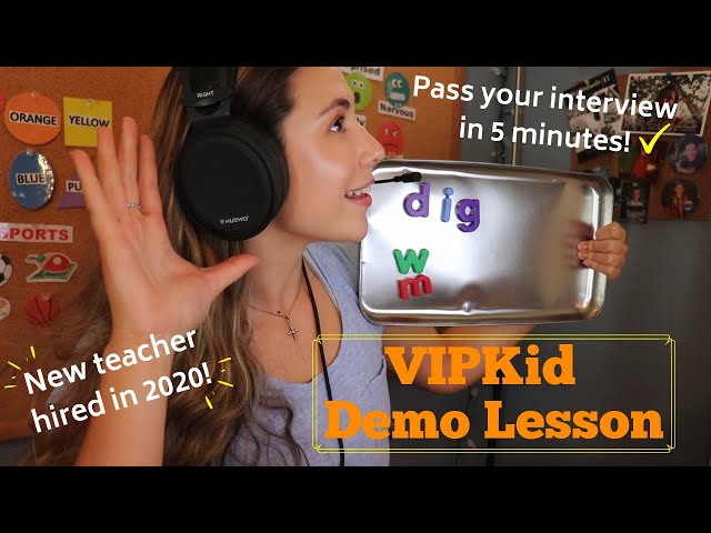 MY VIPKID DEMO LESSON I Pass Your VIPKID DEMO INTERVIEW in 2020 I Payton Green