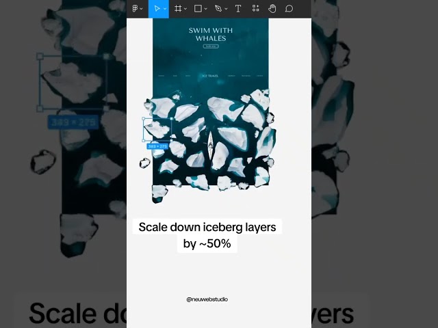Figma scroll-zoom effect animation 😉 Save for later 📩 Try by yourself 😎 _ Follow our