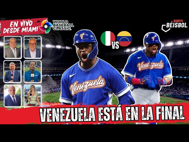 VENEZUELA ESTÁ EN LA FINAL del CLÁSICO MUNDIAL tras vencer a ITALIA, ahora viene USA | ESPN Beisbol