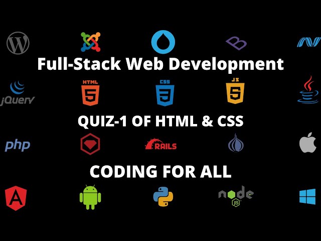 HTML & CSS Quiz. Test your HTML and CSS skills.