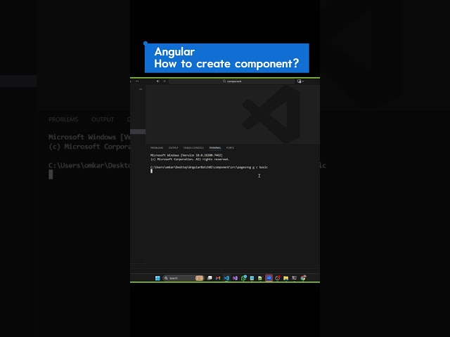Angular मध्ये component manually बनवतोस का? 😅नाही रे!👉 CLI आहे ना! 😎🔥