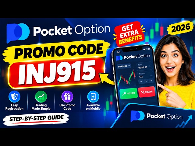 Pocket option promo code - INJ915 | Pocket Option Registration & Promo Code Guide