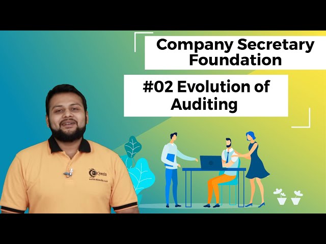 Evolution of Auditing - Concept of Auditing - CS Foundation