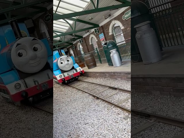 Thomas at Thomas land! #thomasandfriends #thomasthetankengine #thomasland #draytonmanor #shorts