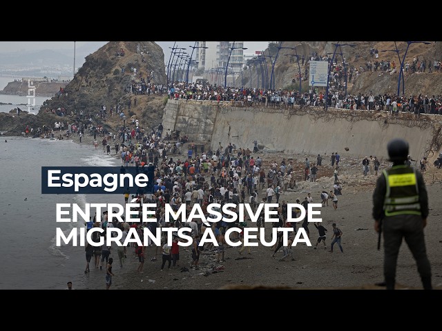 Spain: Massive and Illegal Entry of Nearly 60,000 Migrants into Ceuta - RTBF Info