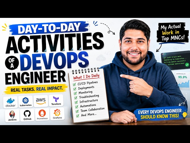 Day-to-Day Activities of a DevOps Engineer | Real-Time Roles & Responsibilities