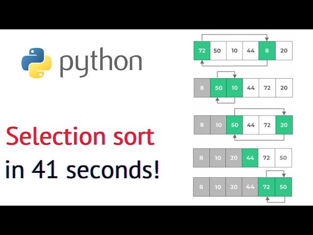 Selection Sort Algorithm in Python