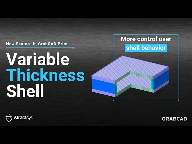 Variable Thickness Shells in GrabCAD Print: More Control Over Wall, Floor & Ceiling Thickness
