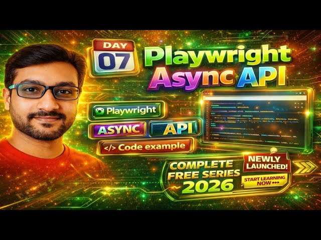 🚀 Playwright with Python From Scratch | Async API Explained with Real Python Demo