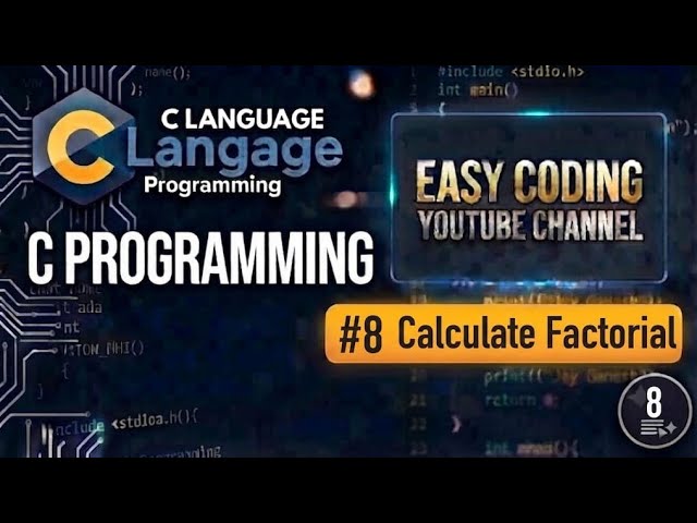 How to Calculate factorial of number using c language#coding #clanguage 