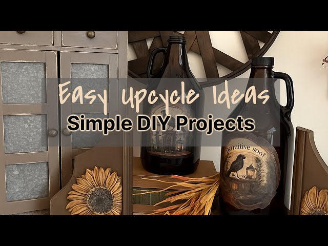 Easy Trash to Treasure DIY's | Repurpose, Upcycle & Primitive Home Décor Ideas