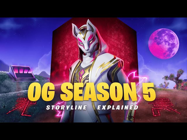 Fortnite OG SEASON 5 Storyline & The RED CUBE EXPLAINED!
