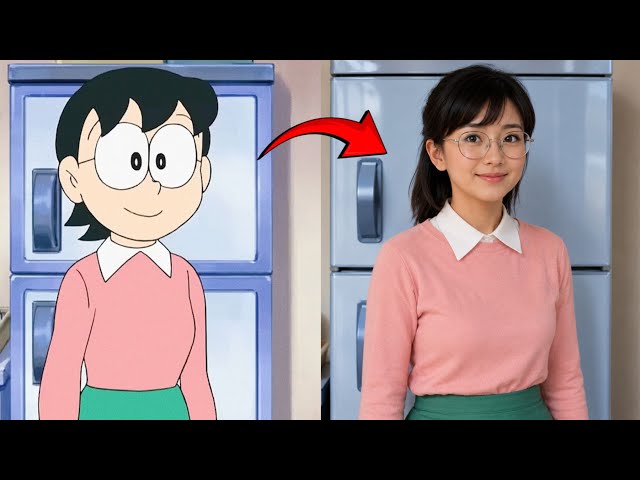 Doraemon Cartoon Characters In Real Life