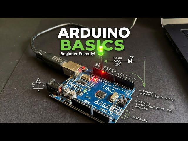 Arduino Basics for Beginners | Arduino Uno Explained | Install Arduino IDE & Blink LED Tutorial
