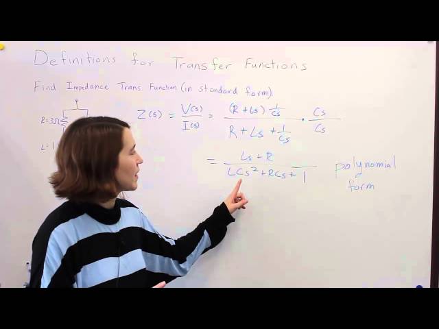 Intro to Control - 4.1 Definitions for Transfer Functions