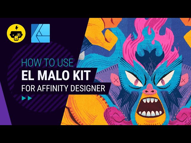 How to Use El Malo Illustration Kit for Affinity Designer