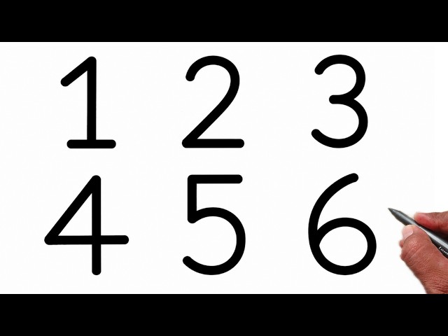How to Draw Using Numbers 1 to 6 | Creative Art Trick