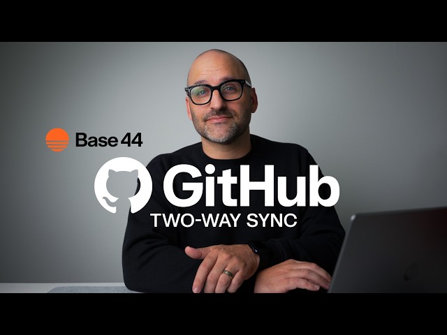 Connect your app to GitHub in Base44