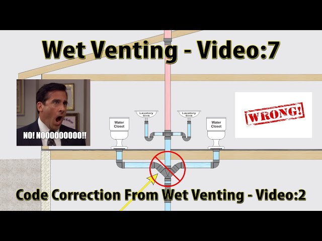 Wet Venting Video:7 - Code Correction From Wet Venting - Video 2