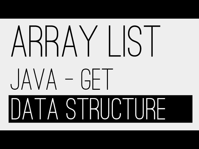 Array list - Java 구현 3 - get - Data Structure