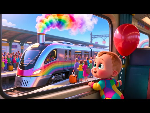 Little Train Goes Fast 🚂💨 | Fun Learning Video for Kids | Train Songs and Preschool Adventure