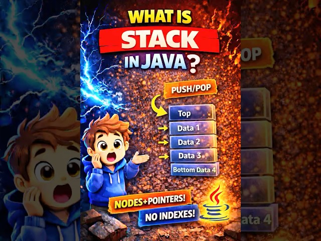 What is Stack in Java? #shorts  #viral  #java  #learning #coding