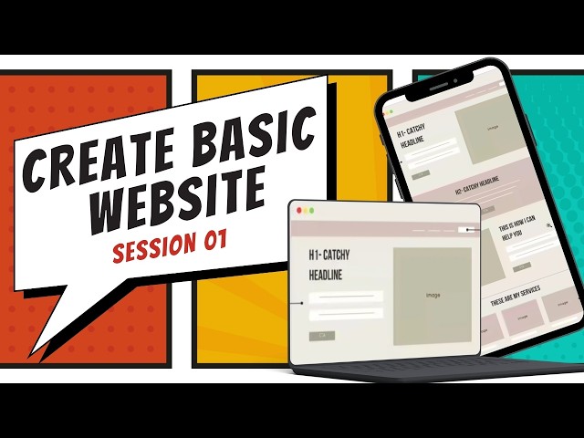 Create Your First Website Using HTML & CSS | Complete Beginner Tutorial | Session 01