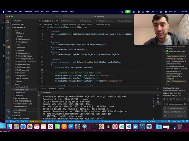 Ad Project: Unit Test Set Up