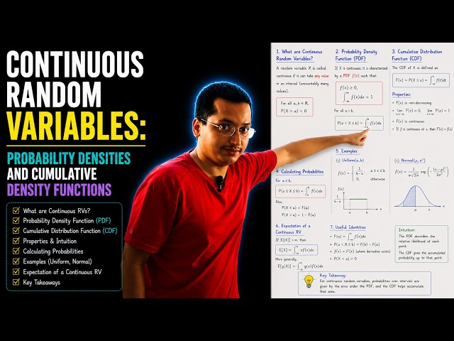4. Continuous Random Variables: Probability Densities and Cumulative Density Functions.